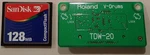 Roland TDW-20 Expansion TD-20 Expanded Drum Module Brain V Card W/ Extras. Fixed Price $355.00.