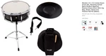 Mendini By Cecilio Black Student Musical Instruments Drum Snare 14". Fixed Price $89.99.