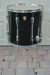 1990 Ludwig Usa 16" Super Classic Black Floor Tom For Your Drum Set! Lot L179. Fixed Price $629.95.