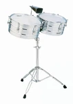 Lp Latin Percussion 14", 15" Matador Chrome Timbales Drums & Stand Set - M257. Fixed Price $579.99.