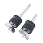 Cashbeat Cymbal Set, 4" & 5.7" With 8MM Thread, Grey. Fixed Price $17.58.