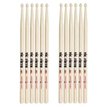 6 Pairs Vic Firth 2B Wood Tip Drumsticks American Classic Hickory. Fixed Price $72.95.