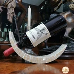 Single Wine Bottle Holder - Mother Of Pearl Inlay Rack For Display. Fixed Price $320.00.