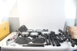 Hart Dynamics Drum Set W/ 2X Ecymbals , 1X Stepping Acupad - Incomplete. Fixed Price $290.99.
