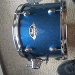 Pearl Export Dark Blue Sparkle Tom - 13" 9" Inches. Fixed Price $185.00.