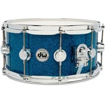 Dw Collector's Ssc Maple Finish Ply Snare Drum 14 X 6.5 In. Blue Glass. Fixed Price $695.00.