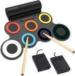 Paxcess 7 Pads Electronic Drum Set, Roll-up Practice Kit With Head. Fixed Price $70.39.