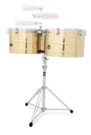 Latin Percussion LP1516-B 15" And 16" Prestige Thunder Timbales Brass. Fixed Price $989.99.