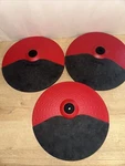 3 Alesis DM7X 10" Cymbal Pads -red- 2 Single Zone (all Work). Fixed Price $79.99.