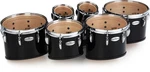Pearl Championship Marching Tenor Drums - Sextet, Midnight Black. Fixed Price $2039.95.