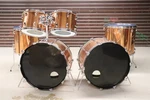 Slingerland 6PC Drum Set Kit Copper Over 3PLY Vintage 1970'S 24/24/20/16/15/14". Fixed Price $1999.99.