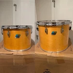 2X Ludwig 13 & 15 Concert Toms Thermogloss Maple Clip Mounts. Fixed Price $499.00.
