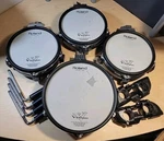 Roland 4 Pack -(1) PD-105 & (3) PD-85 Bk Mesh W/ Clamps Rods #2U2. Fixed Price $379.00.