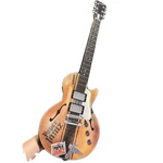 Paper Jamz Wow Wee Tan & Black Toy Battery Electric Guitar 2009 No Strap Works!. Fixed Price $28.87.