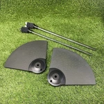 Pair Of Yamaha PCY65 Single Zone Cymbals With Arms. Fixed Price $99.99.