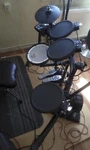 Roland TD-11K V-drums Electronic Kit, With Stand,throne, Amp, Bass Pedals. Fixed Price $830.00.