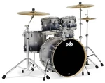 Pdp Concept Maple 5-PIECE Shell Pack, Silver To Black Fade Lacquer W/chrome. Fixed Price $1049.99.