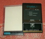 Korg Memory Card Rom DDC-D01 CYMBAL-1 Crash. Fixed Price $140.30.
