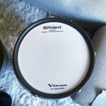 Roland PDA100L V-drum Snare Pad 10" Custom Gray Mesh Head Tested Working Japan. Fixed Price $205.00.