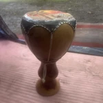 New Hand Carved Wooden Djembe Drum Tunisian Painted Rope Tuned. Fixed Price $40.25.