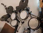 Simmons SD350 Digital Electronic Drum Kit W/ Module, Bass Pedal, 7 Pads, Usb. Fixed Price $345.00.