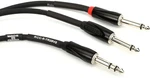 Roland RCC-5-TR28V2 Black Series 1/4" Trs Male To Dual Ts. Fixed Price $26.99.
