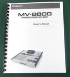 Roland MV-8800 Owner's Manual: Comb Bound With Protective Covers!. Fixed Price $41.70.