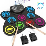 9-PADS Electronic Set With Headphone Jack Speaker Drumsticks & Pedals, H.... Fixed Price $51.76.