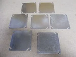 New Raco Square Electrical Box Blank Cover, 4" 8752 5, Lot Of *free Shipping*. Fixed Price $34.99.
