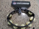 Latin Percussion LP179 Mountable Cyclops Tambourine Dimpled Brass Jingles. Fixed Price $52.99.