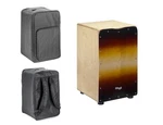 Stagg Cajon Drum, Sunburst Birch + Gig Bag W/ Straps. Fixed Price $149.00.