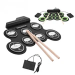 2022NEW Folding Silicone Hand Roll Usb Electronic Portable Practice Drums. Fixed Price $68.22.