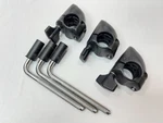 Three Roland MDH-10U V-drum Cymbal Rack Clamp MDH10U Mount L-rod For MDC10U. Fixed Price $42.99.