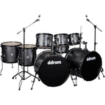 Ddrum D2 8PIECE Double Bass Complete Kit Wblack Hardware Dark Silver Sparkle. Fixed Price $1499.99.