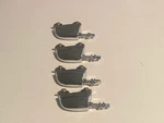 Yamaha Manu Drumset - Tom Lug, Rod Qty 4. Fixed Price $20.00.
