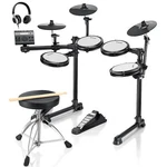 Donner DED-200 Lite Electric Drum Set 450 Sound 31 Kit + Throne Headphone. Fixed Price $398.38.
