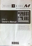 Korg EM-1 Electribe Music Production Station Original Owner's Manual, 2000 Japan. Fixed Price $39.99.