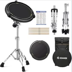 Donner 12" Practice Drum Pad W/snare Stand Set. Fixed Price $59.37.
