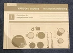 Roland VAD-503 / 506 Instructions Electronic Drum Kit Netherlands Dutch. Fixed Price $5.40.