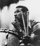 Max Roach Studio Portrait With Drums Usa 1956 Old Music Photo. Fixed Price $6.04.