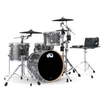 Dwe 4PC Complete Electronic/acoustic Drum Set W/roland Cymbals Black Galaxy. Fixed Price $7199.00.