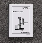 Crown LP-3010 LP-3020 Order Picker Pallet Jack Lift Truck Shop Service Manual. Fixed Price $124.74.