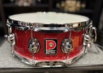 Premier Drums Genista 5.5X14 Snare Red Sparkle Lacquer. Fixed Price $369.99.