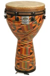 Remo Key Tuned Djembe 14" Diameter, 25" Height Fabric Kintekloth. Fixed Price $469.95.