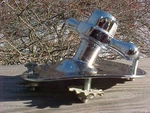 Rogers Drums Swivo-matic Tall 75 Degree Angle Bass Plate + Cast Collet #6. Fixed Price $88.88.