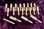 Lot Of Small Trophy Wood Tone Blocks. Fixed Price $78.50.