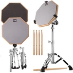 Mendini By Cecilio Drum Practice Pad - 12 Snare Stand Set With Double.... Fixed Price $45.99.