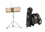 Lp 13" & 14" Tito Puente Timbales - Bronze + Drum Stand Bag. Fixed Price $1149.99.