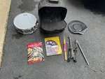Excel Student Snare Drum W/stand, Roller Bag, Pad, Sticks Instruction Books. Fixed Price $125.00.