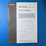 Roland SPD-6 Percussion Pad Manual Only.. Fixed Price $19.00.